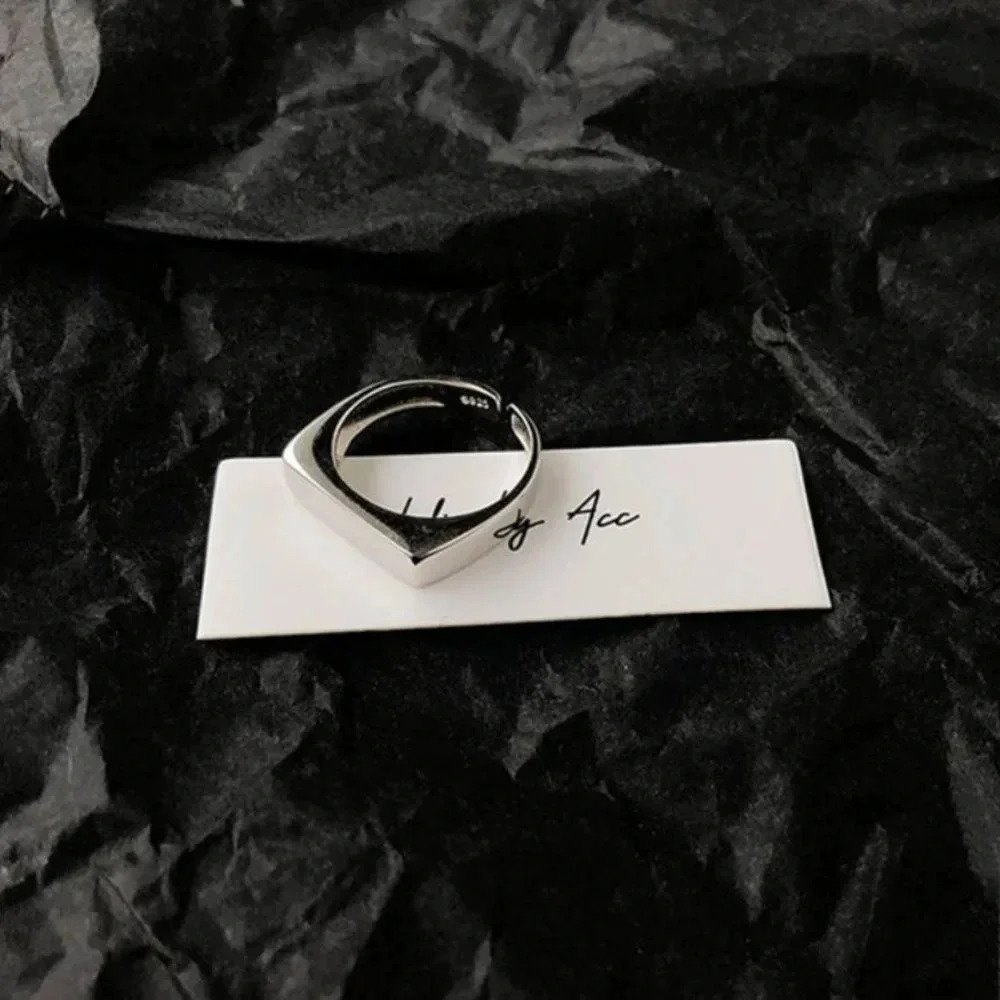 925 Sterling Silver Bar Ring Twist Wrap Ring Dainty Minimalist Stackable Ring - Picture 7 of 7